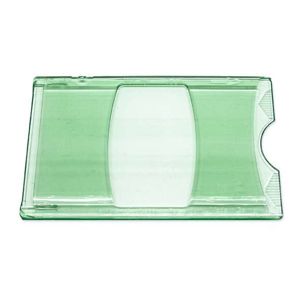 Etui hård plast, grøn transparent